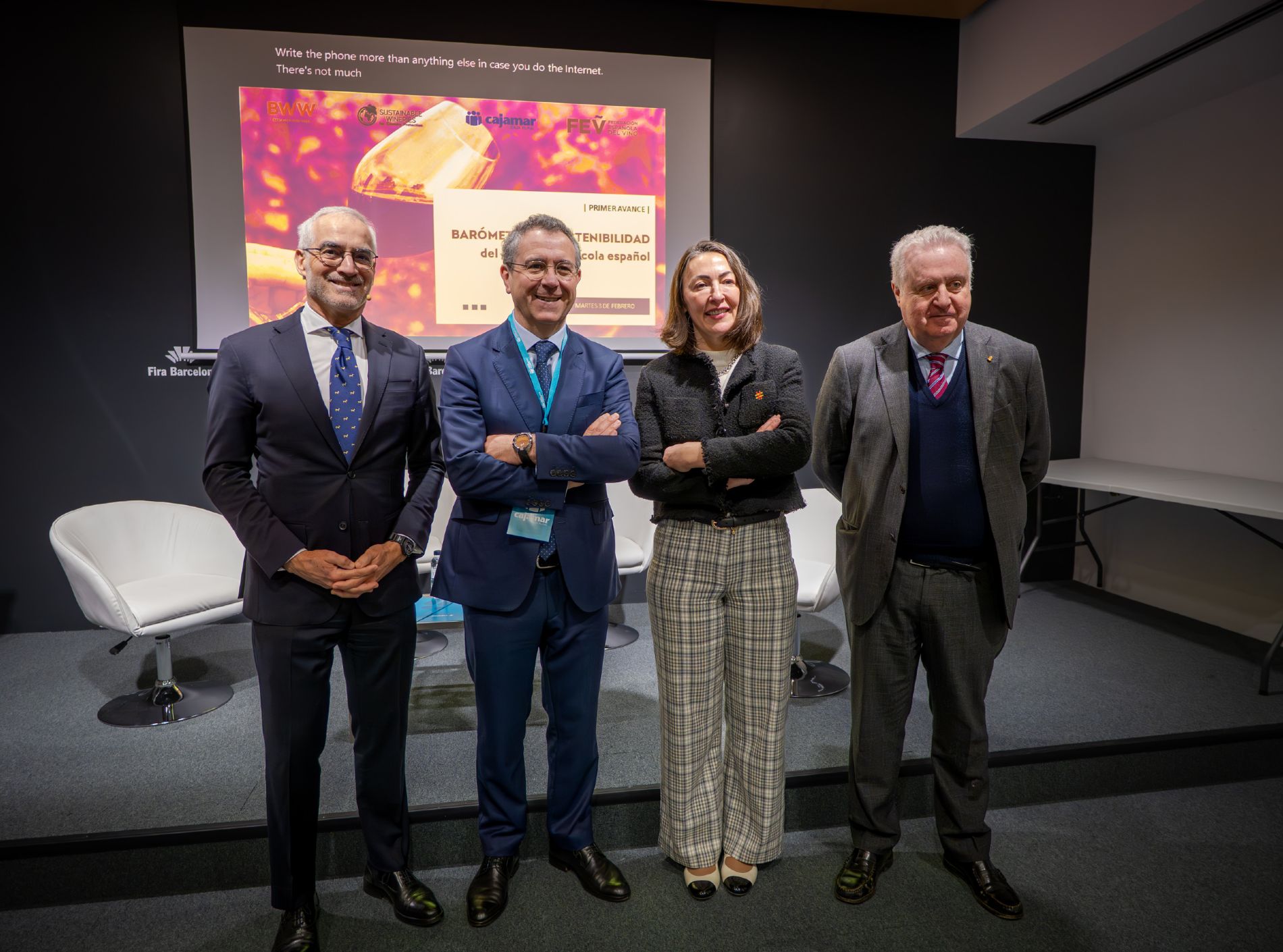 Presentaci�n del Barometro de Cajamar y FEV