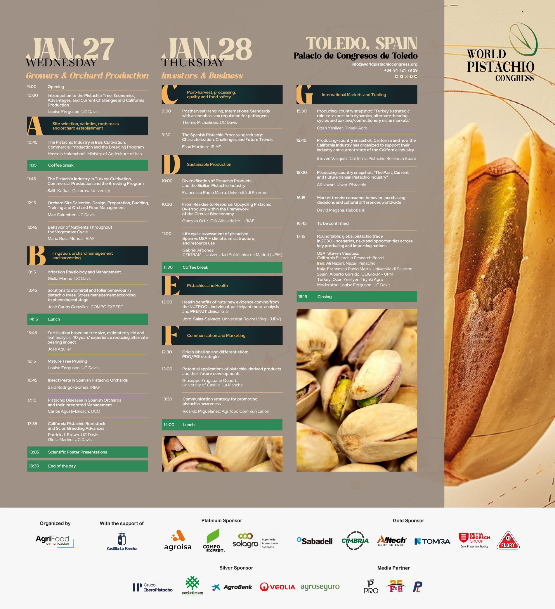 EL WPC DESVELA SU PROGRAMA: `RESPUESTAS GLOBALES PARA UN CULTIVO EN PLENA TRANSFORMACI�N`